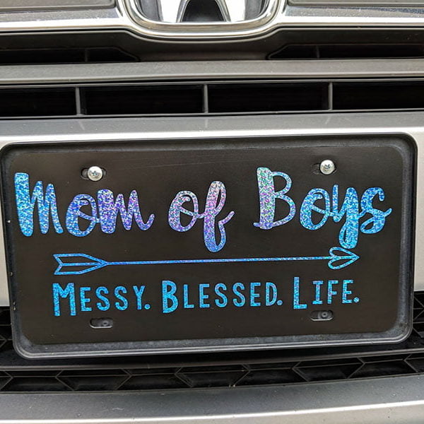 Mom of Boys Vanity Plate
