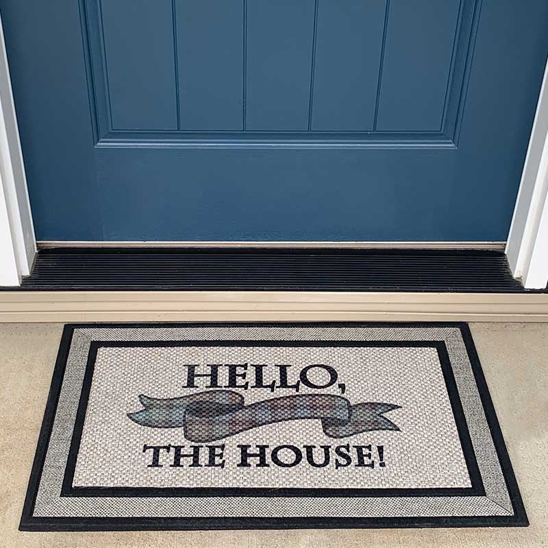 Outlander inspired “Hello, the House!” doormat