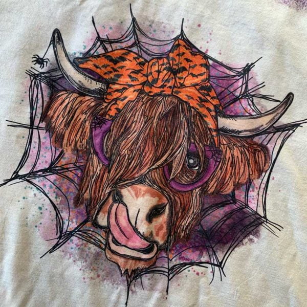Halloween Highlander Cow Shirt