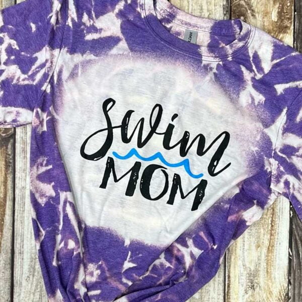 Swim Mom Bleached Shirt