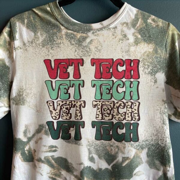 Veterinary Technician Bleached Shirt